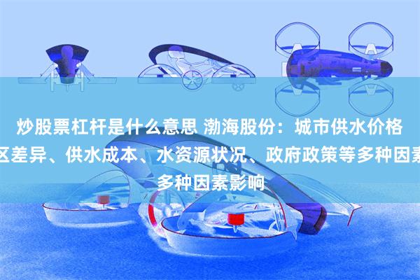 炒股票杠杆是什么意思 渤海股份：城市供水价格受地区差异、供水成本、水资源状况、政府政策等多种因素影响