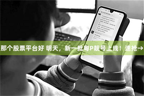 那个股票平台好 明天，新一批粤P靓号上线！速抢→