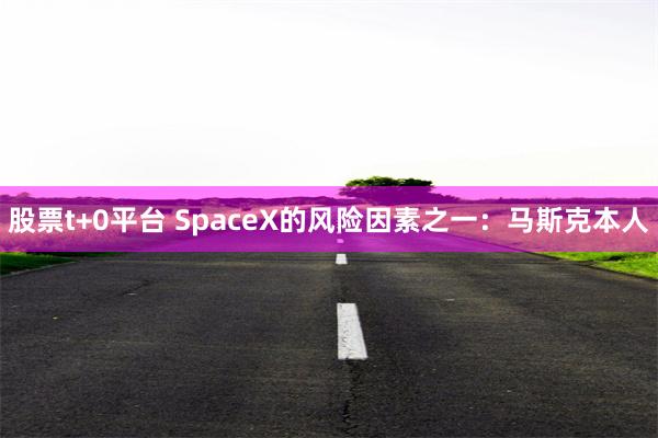 股票t+0平台 SpaceX的风险因素之一:马斯克本人