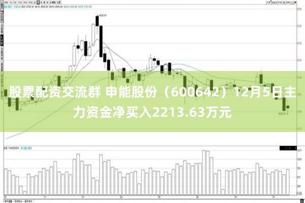 股票配资交流群 申能股份（600642）12月5日主力资金净买入2213.63万元