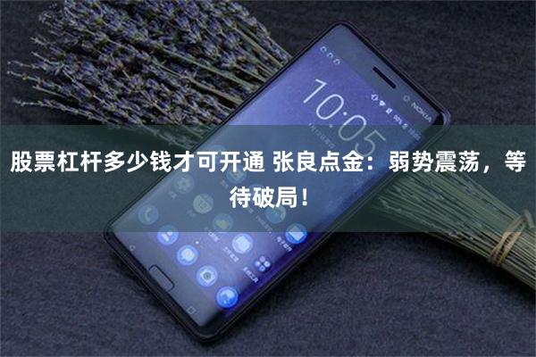 股票杠杆多少钱才可开通 张良点金：弱势震荡，等待破局！