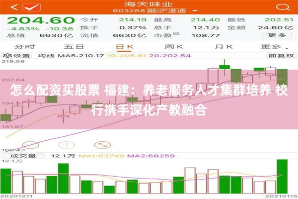 怎么配资买股票 福建：养老服务人才集群培养 校行携手深化产教融合