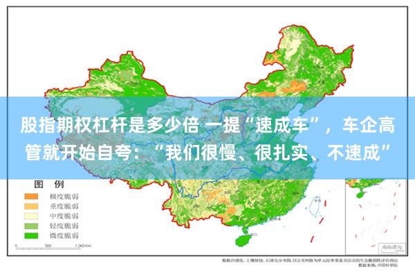 股指期权杠杆是多少倍 一提“速成车”，车企高管就开始自夸：“我们很慢、很扎实、不速成”